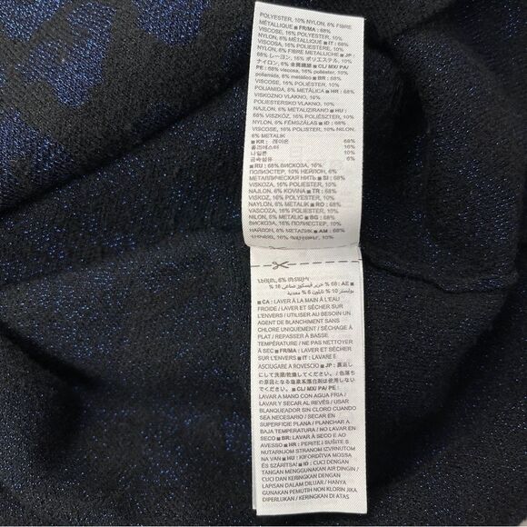 BANANA REPUBLIC leopard print metallic stretch knit sweater dress, size S - Picture 13 of 16